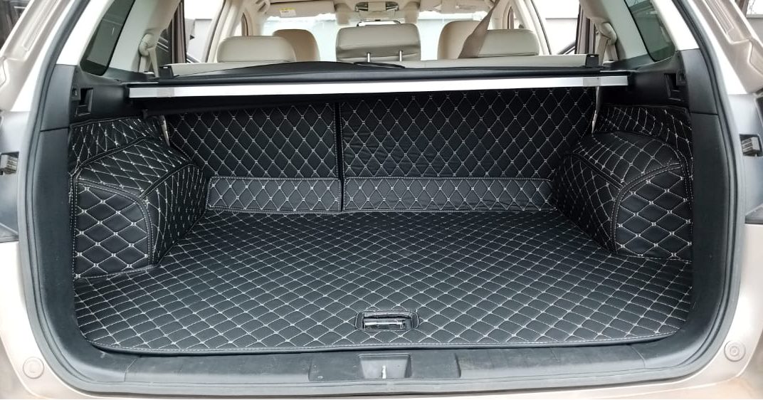 Full boot set, black diamond stitch